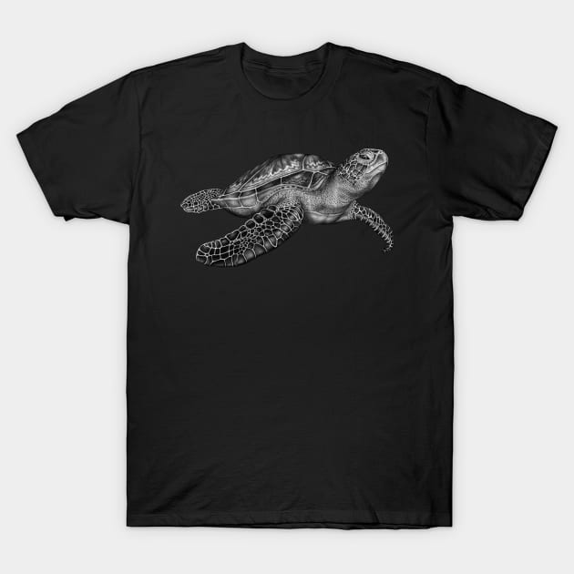 Sea Turtle T-Shirt by Tim Jeffs Art